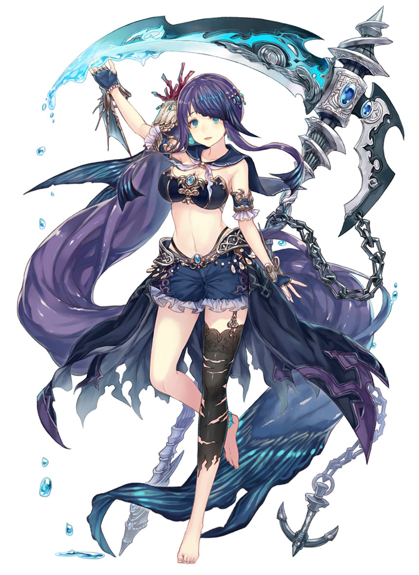 Little Mermaid, Paladin Class Art from SINoALICE