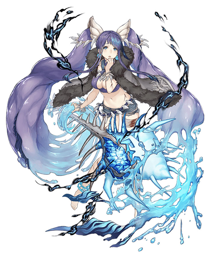 Little Mermaid, Wrath Wolf Crusher Class Art from SINoALICE