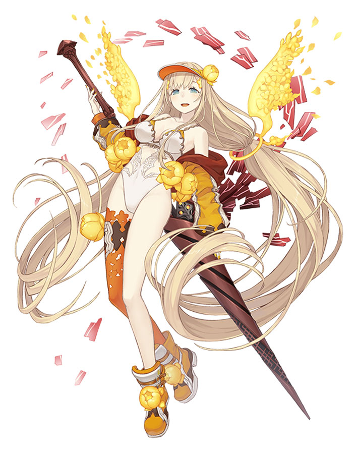 Rapunzel, Divine Humility Paladin Class Art from SINoALICE