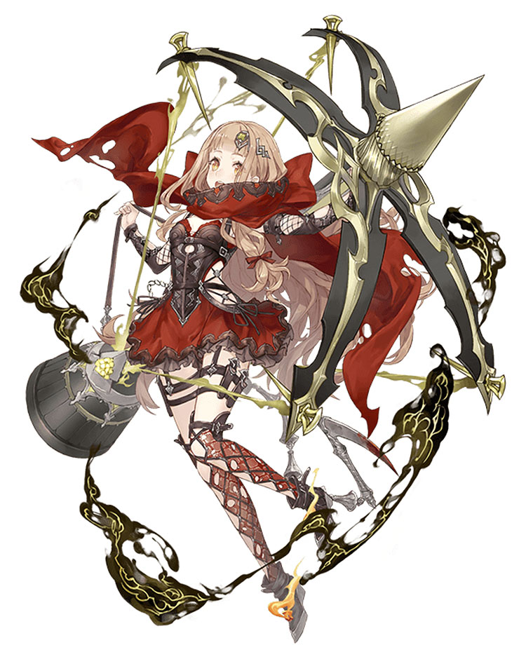 Red Riding Hood, Envious Serpent Gunner Class Art from SINoALICE