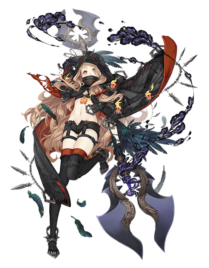 Red Riding Hood, Greedy Crow Paladin Class Art from SINoALICE