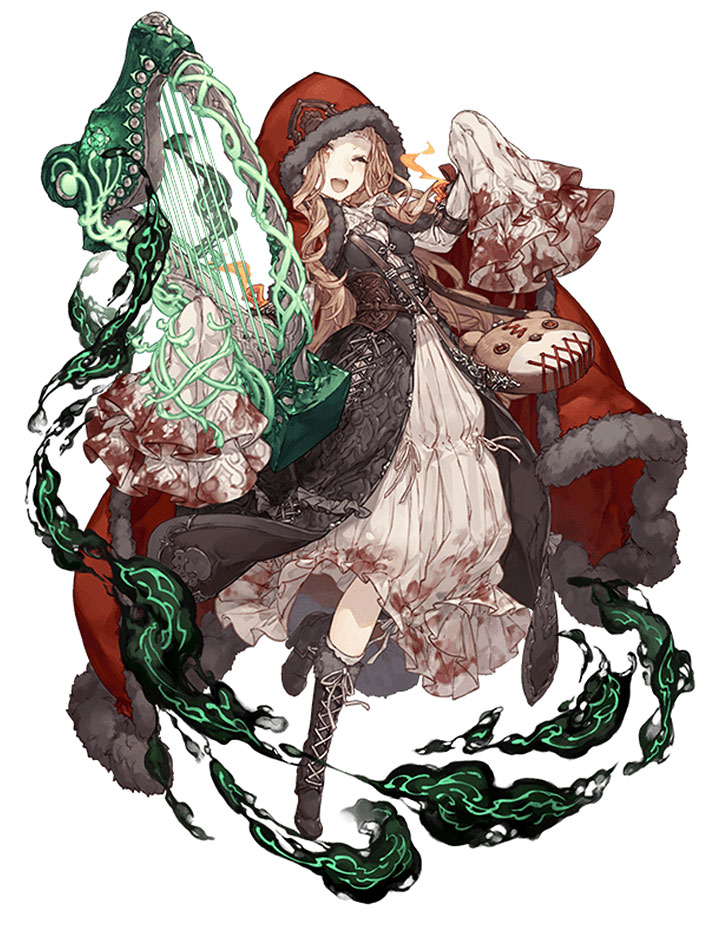 Red Riding Hood, Sloth Bear Minstrel Class Art from SINoALICE