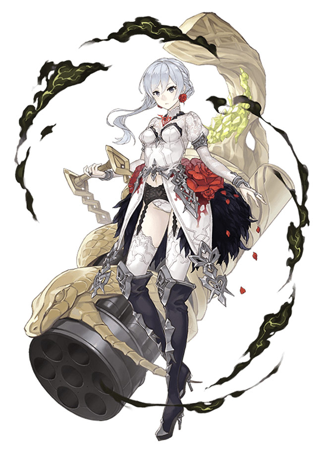 Snow White, Envious Serpent Gunner Class Art from SINoALICE