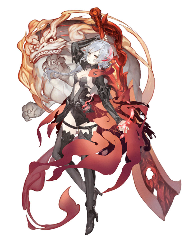 Snow White, Proud Lion Half-Nightmare Class Art from SINoALICE