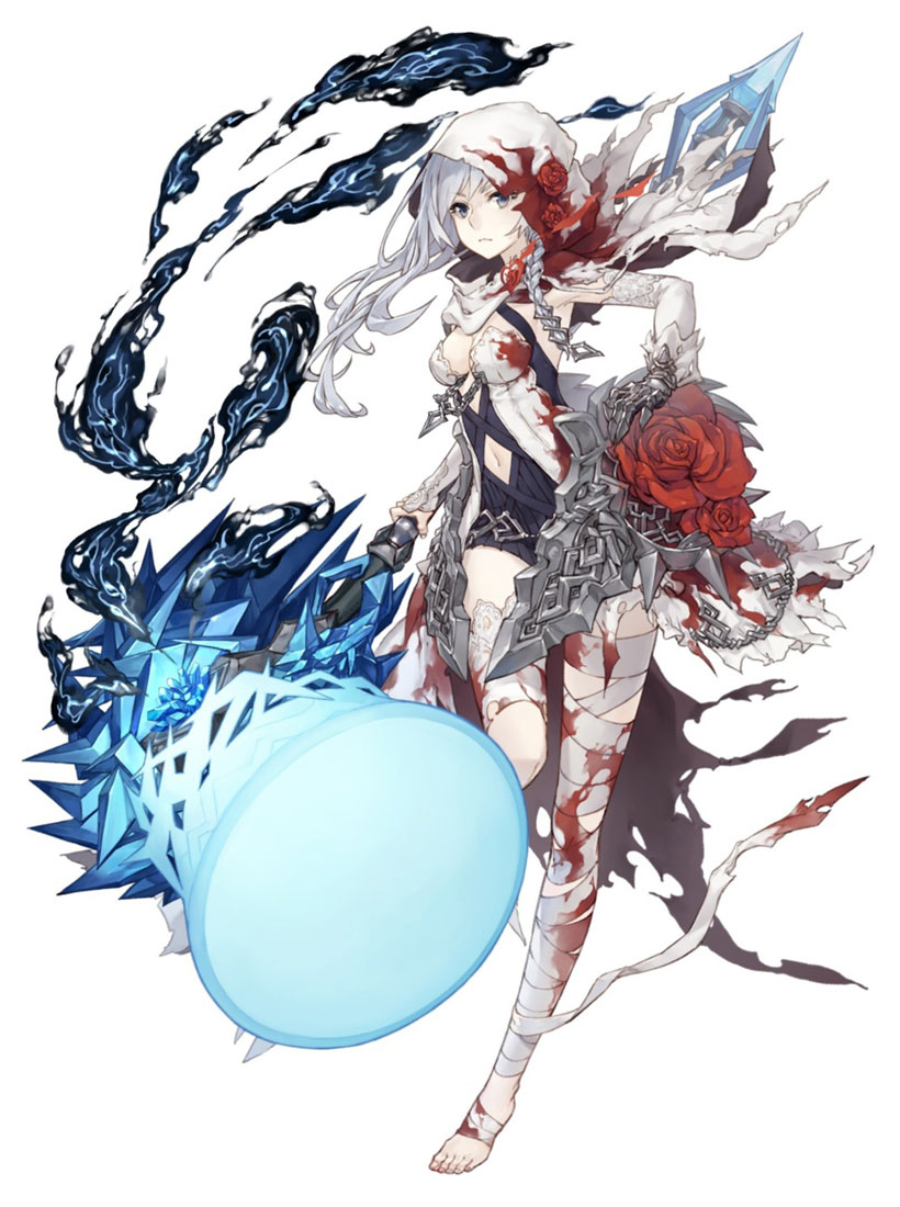 Snow White, Wrath Wolf Crusher Class Art from SINoALICE