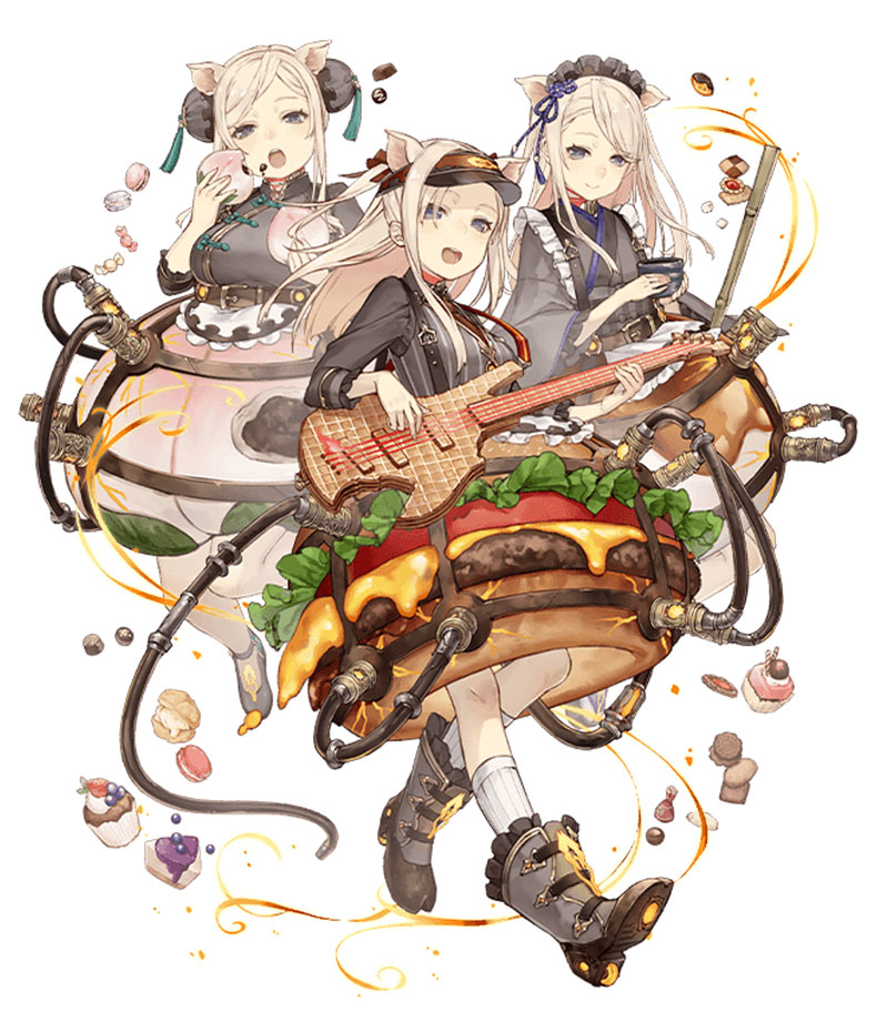 Three Little Pigs, For Eating Attire Class Art from SINoALICE