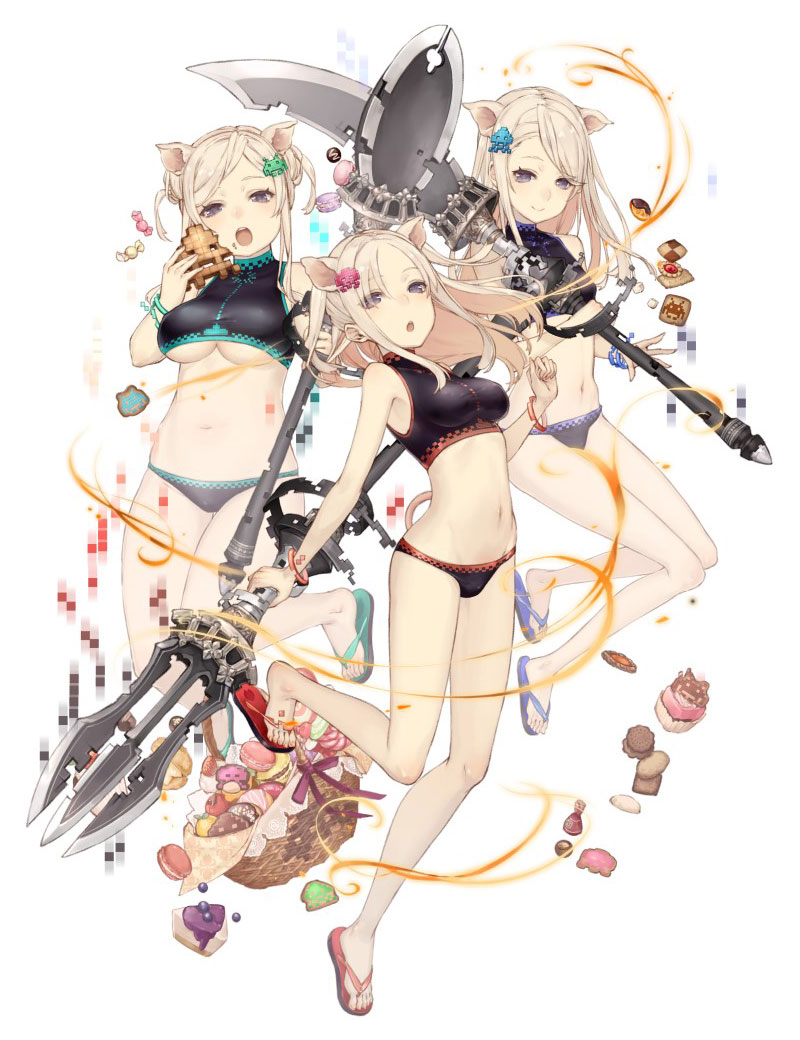 Three Little Pigs, Invader Class Art from SINoALICE