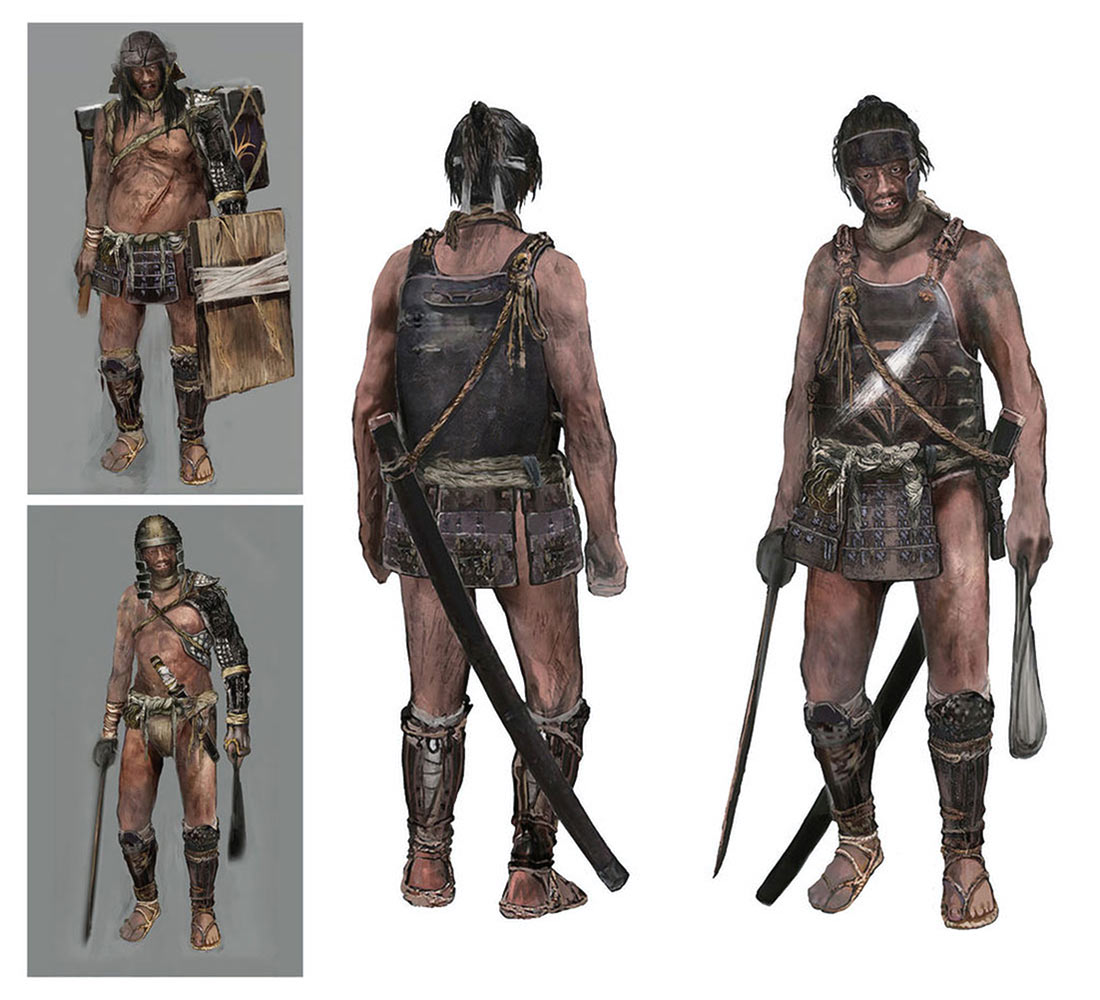 Bandit Concept Art from Sekiro: Shadows Die Twice