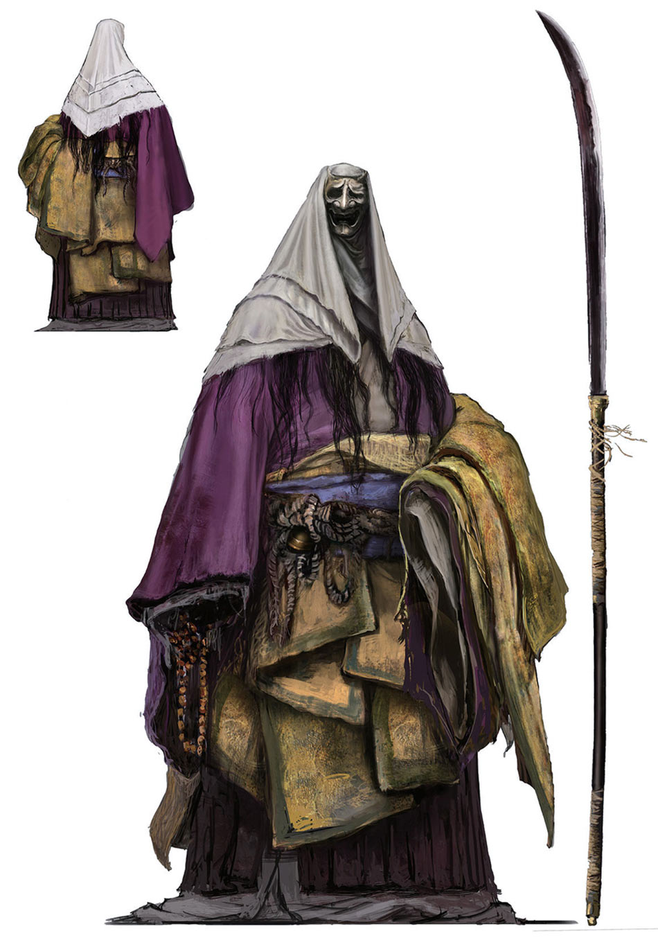 Corrupted Monk Concept Art from Sekiro: Shadows Die Twice