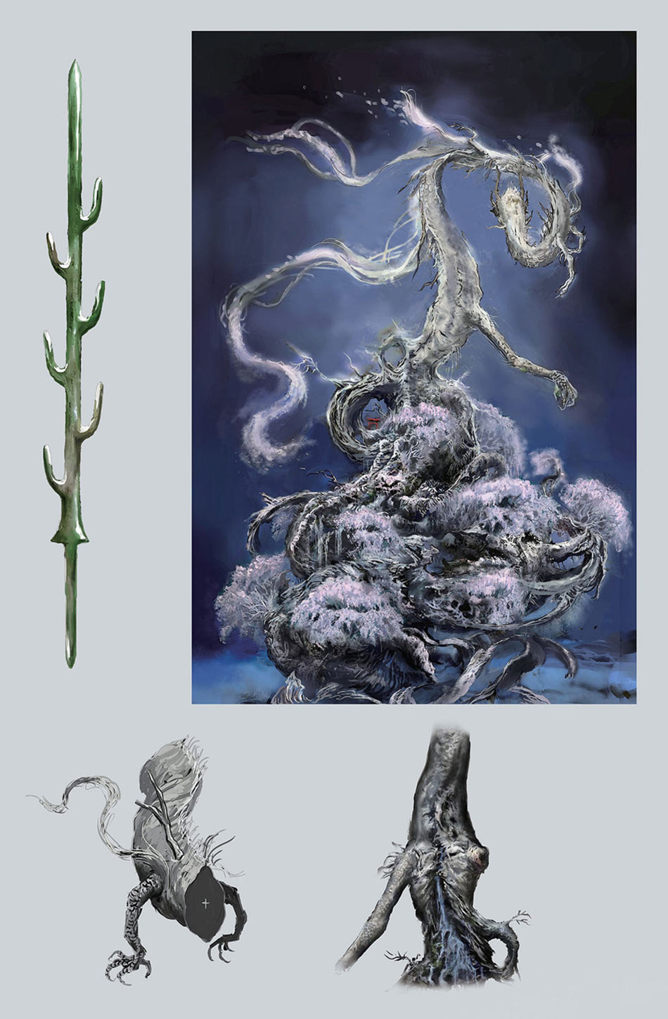 Divine Dragon Concept Art from Sekiro: Shadows Die Twice