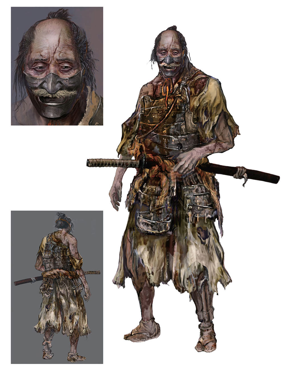 Hanbei the Undying Concept Art from Sekiro: Shadows Die Twice