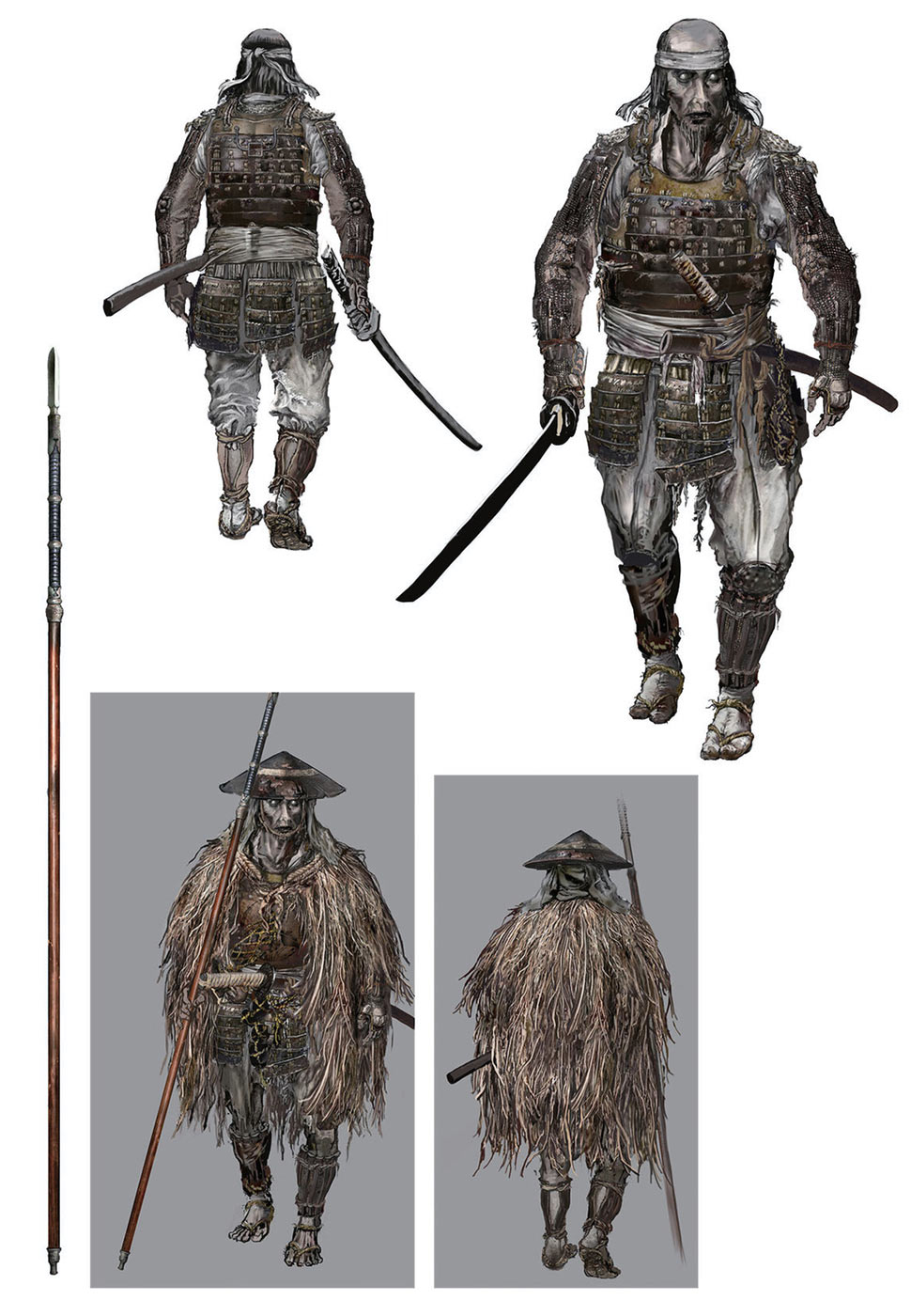 Fallen Soldier Concept Art from Sekiro: Shadows Die Twice