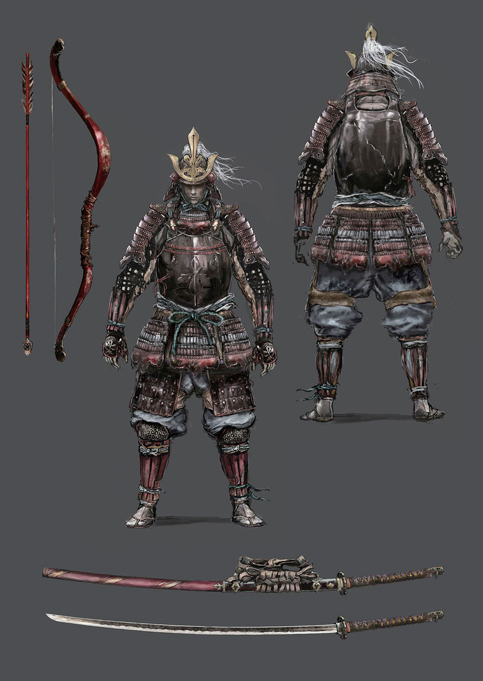 Genichiro Ashina Concept Art from Sekiro: Shadows Die Twice
