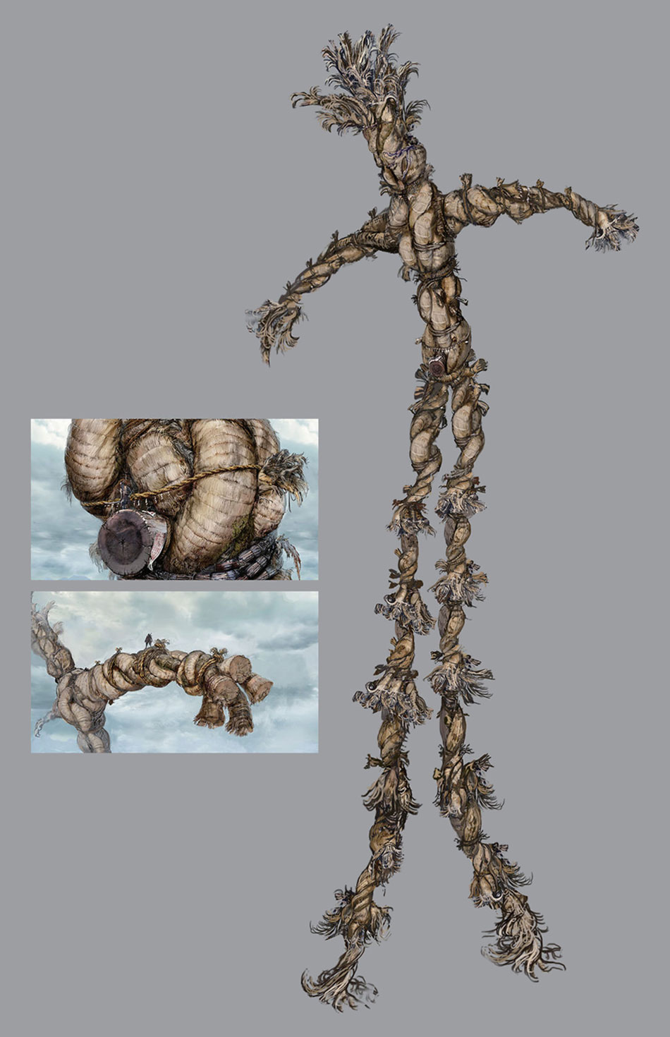 Giant Straw Doll Art from Sekiro: Shadows Die Twice
