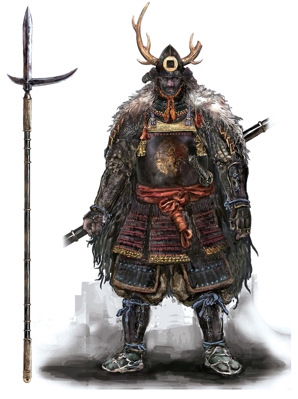 Gyoubu Masataka Oniwa Art from Sekiro: Shadows Die Twice