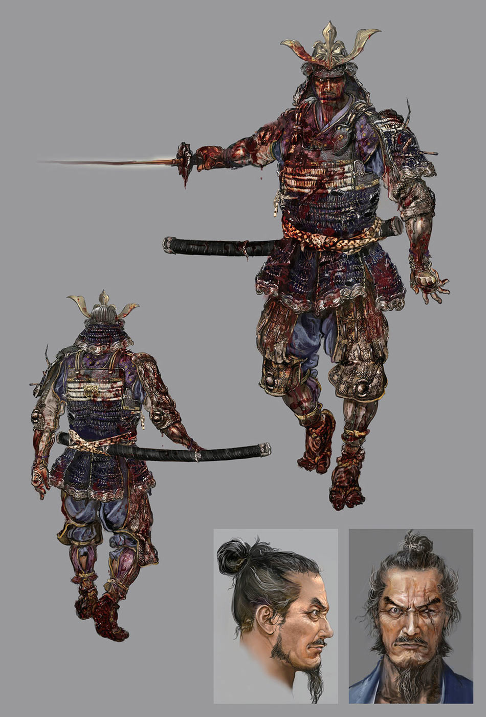 Young Isshin Ashina Art from Sekiro: Shadows Die Twice