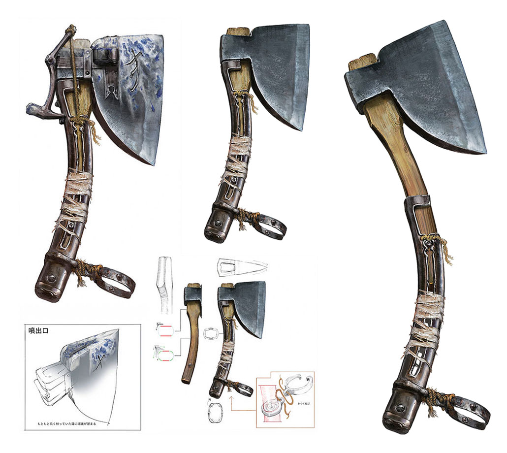 Loaded Axe Art from Sekiro: Shadows Die Twice