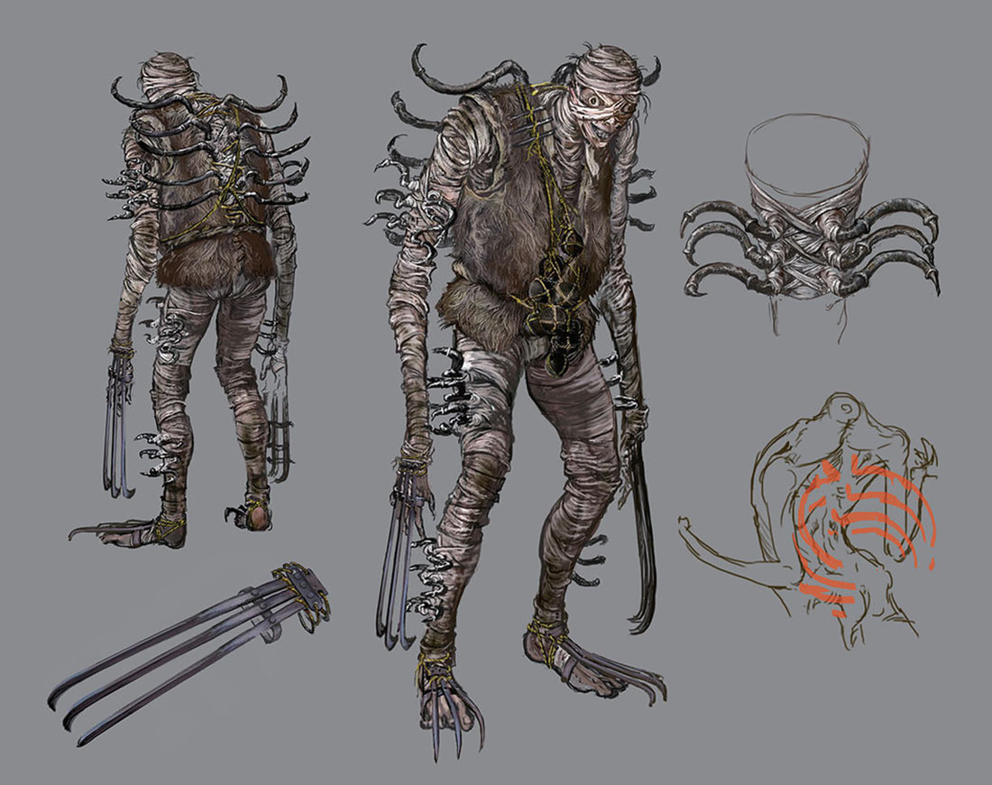 Long-arm Centipede Art from Sekiro: Shadows Die Twice