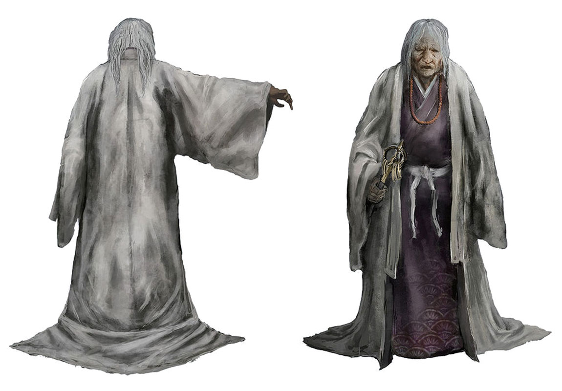 Maid of the Dojo Concept Art from Sekiro: Shadows Die Twice