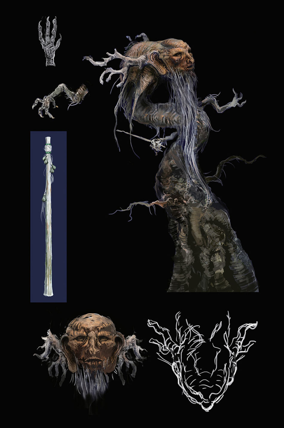 Old Dragons of the Tree Art from Sekiro: Shadows Die Twice