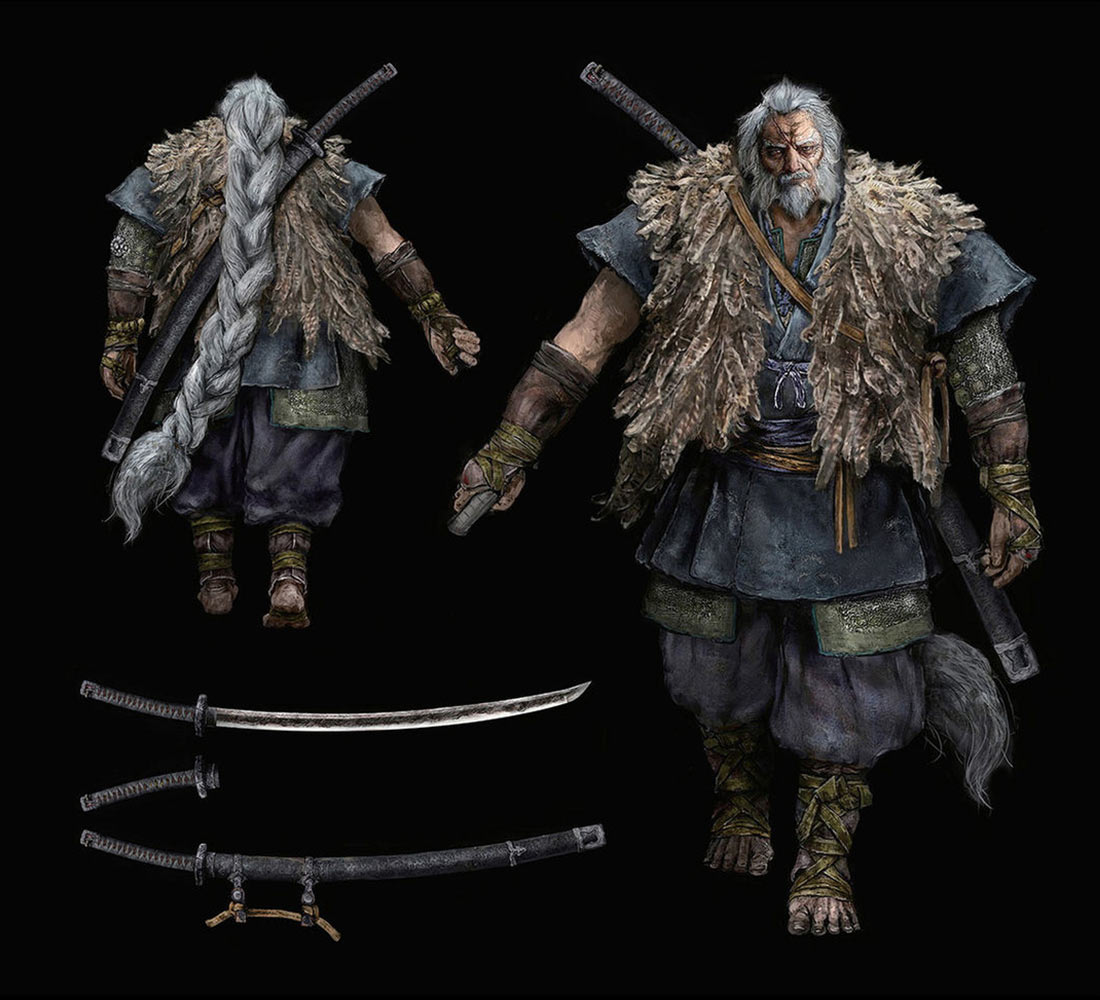 Younger Owl Art from Sekiro: Shadows Die Twice