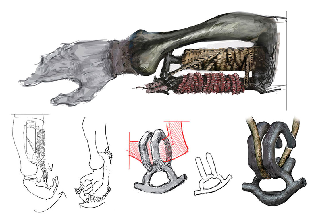 Shinobi Firecracker Art from Sekiro: Shadows Die Twice