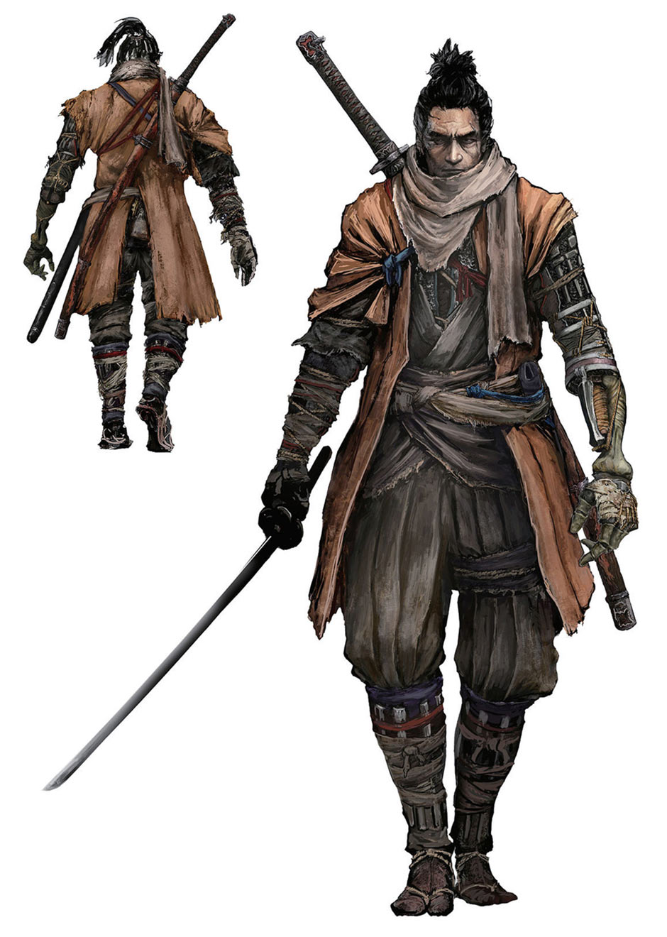 Sekiro, Shinobi of the Divine Heir Concept Art from Sekiro: Shadows Die Twice
