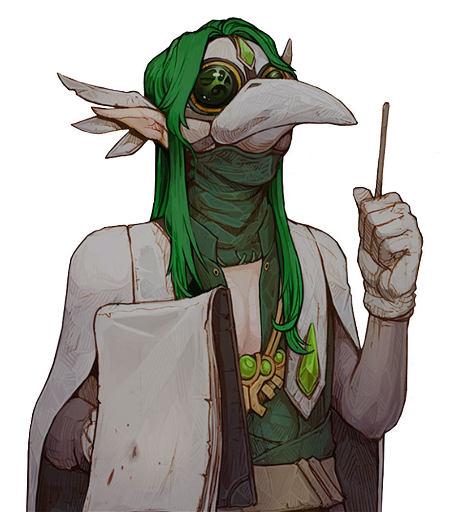 Sylvani Doctor Art from Vambrace: Cold Soul