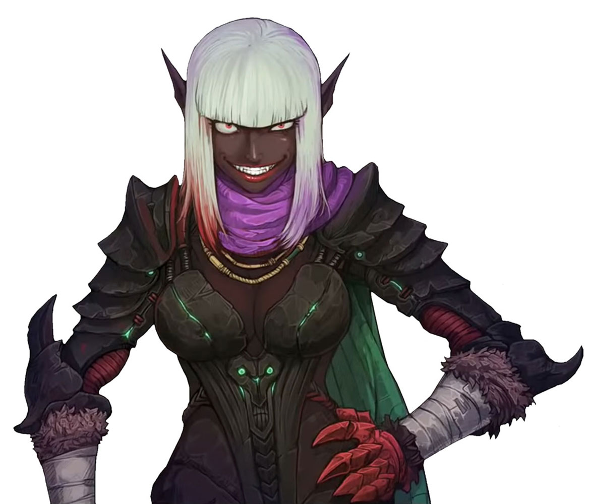 Villain Woman Art from Vambrace: Cold Soul