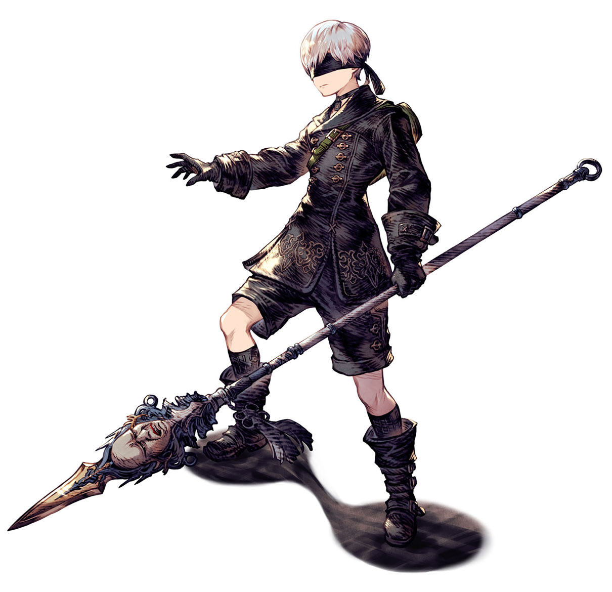 9S Character Art from War of the Visions: Final Fantasy Brave Exvius