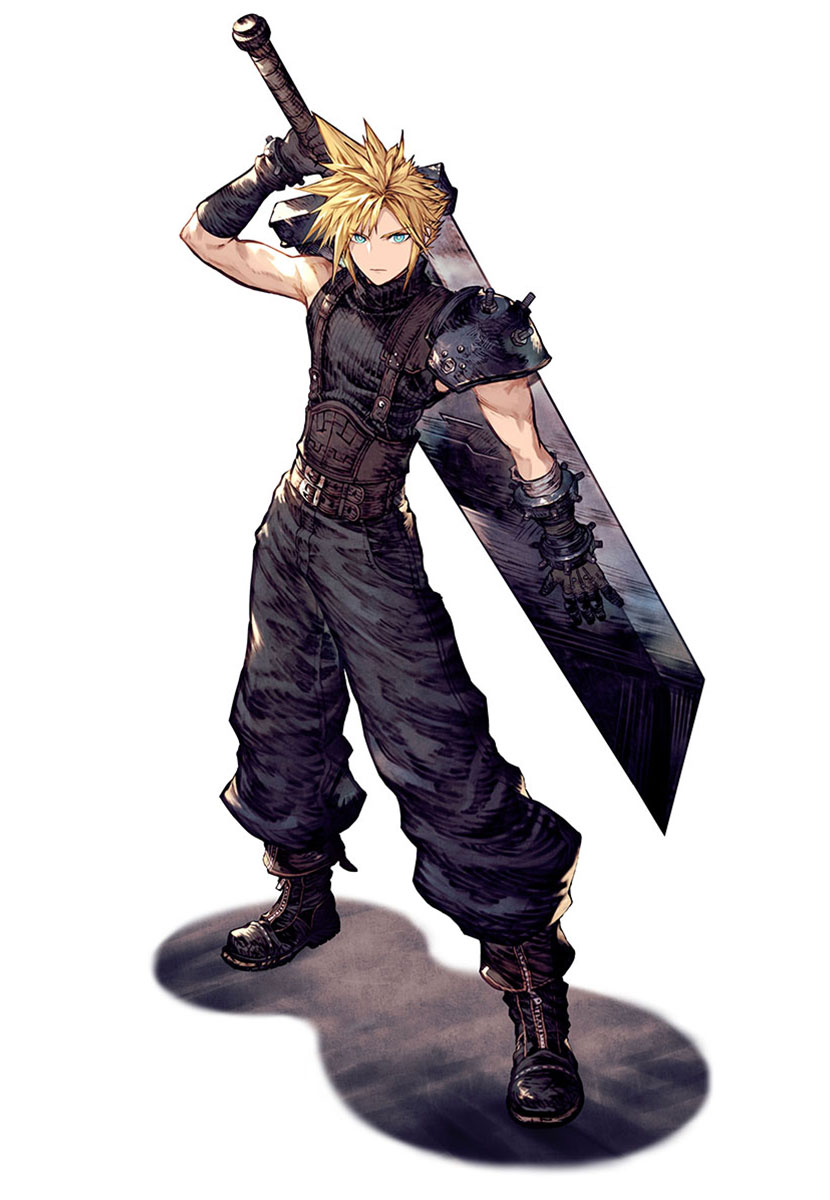 Cloud Strife Art from War of the Visions: Final Fantasy Brave Exvius