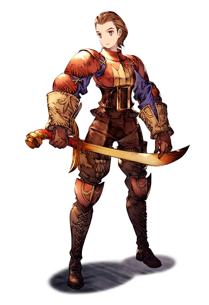 Delita Heiral Character Art from War of the Visions: Final Fantasy Brave Exvius