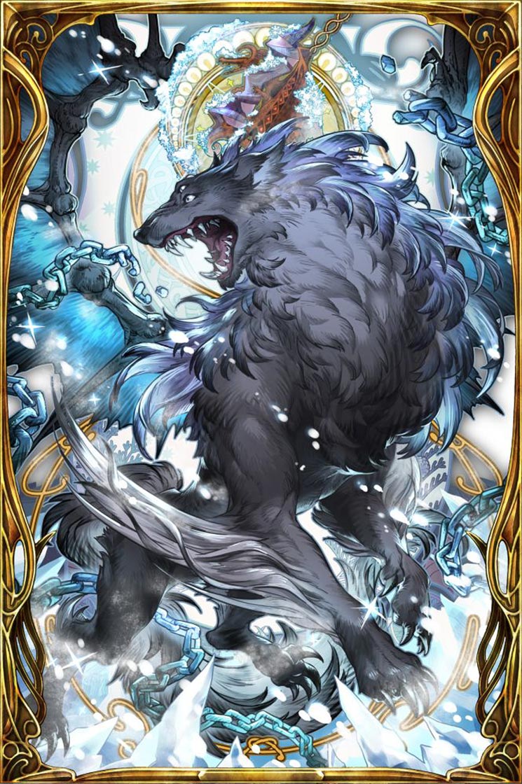 Moonlit Fang, Fenrir Art from War of the Visions: Final Fantasy Brave Exvius