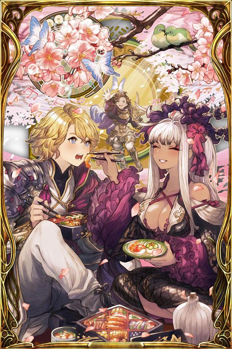 Fleeting Blossom Banquet Art from War of the Visions: Final Fantasy Brave Exvius