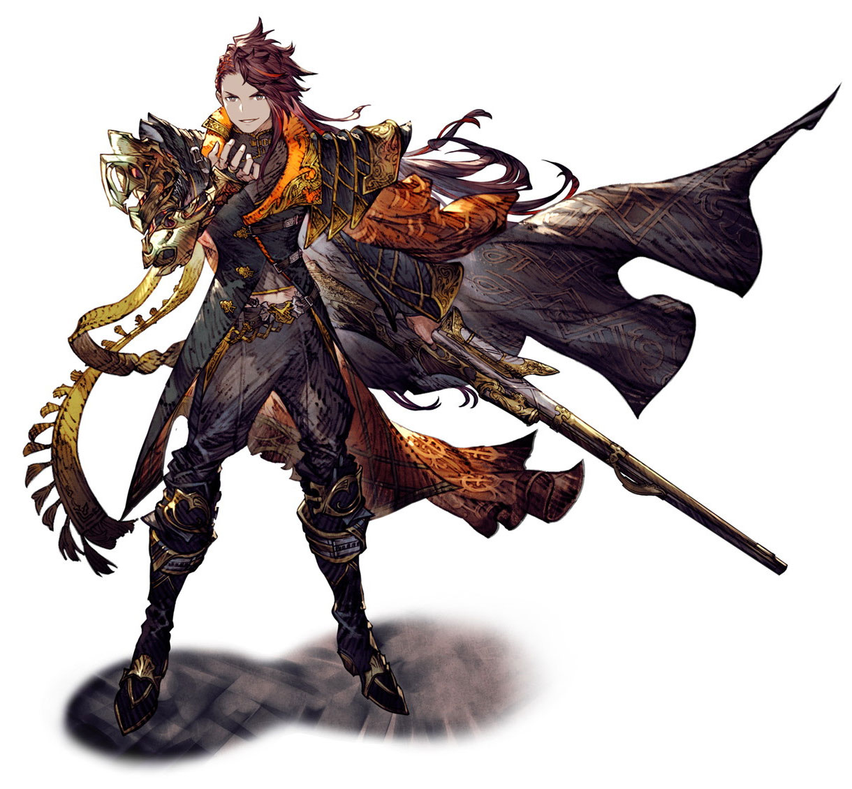 Jayden Rundall, King of Conquest Art from War of the Visions: Final Fantasy Brave Exvius