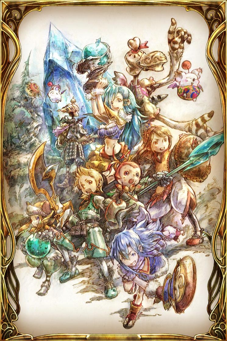 Keepers of the Crystal Art from War of the Visions: Final Fantasy Brave Exvius