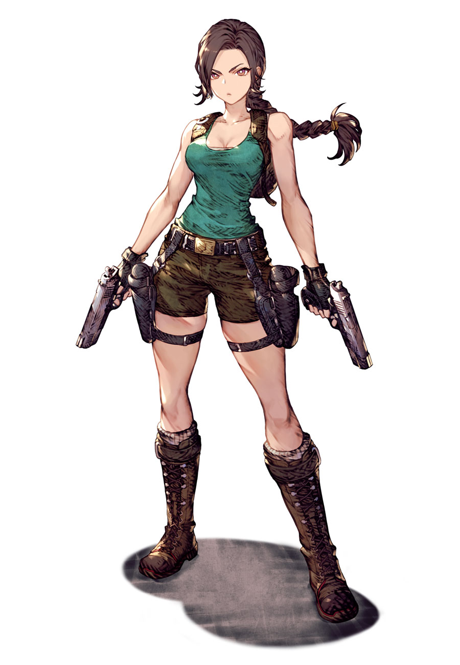 Lara Croft Art from War of the Visions: Final Fantasy Brave Exvius