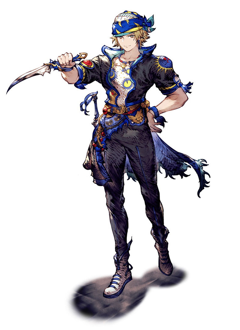 Locke Cole Art from War of the Visions: Final Fantasy Brave Exvius