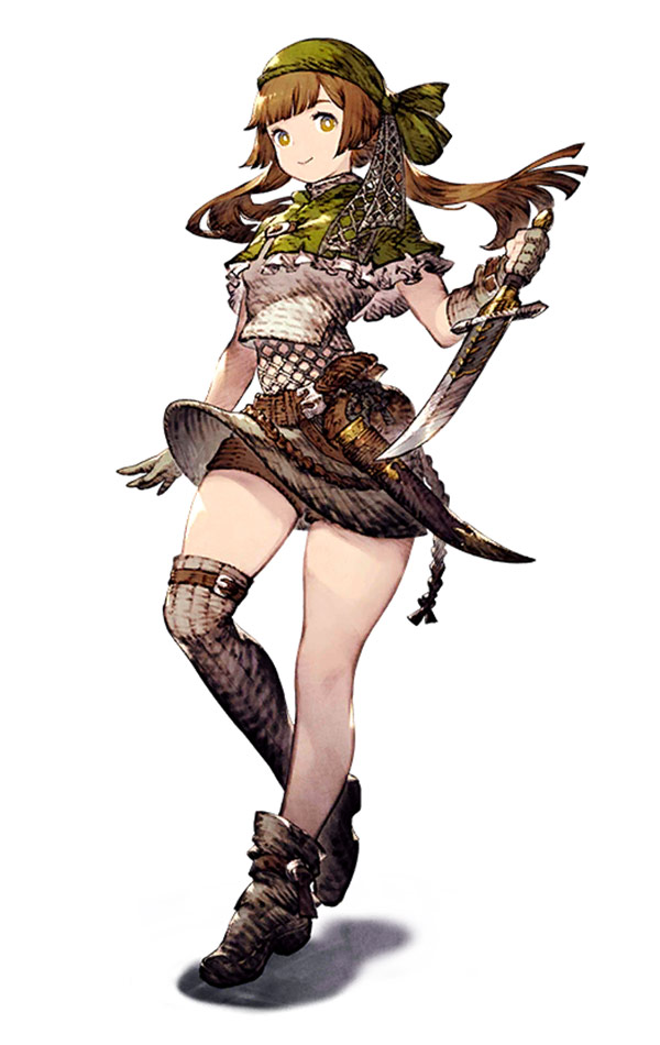 Mia Character Art from War of the Visions: Final Fantasy Brave Exvius