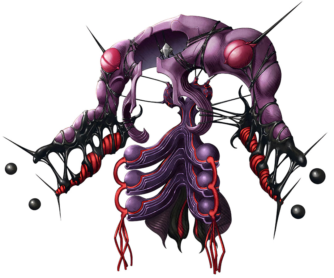 Realmscourge Larva Art from War of the Visions: Final Fantasy Brave Exvius