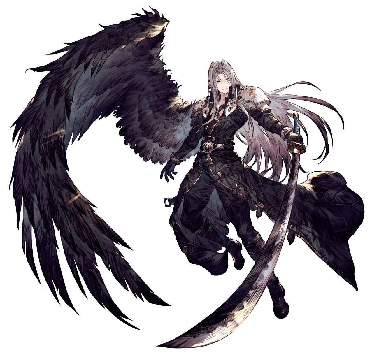 Sephiroth (Advent Children) Art from War of the Visions: Final Fantasy Brave Exvius 