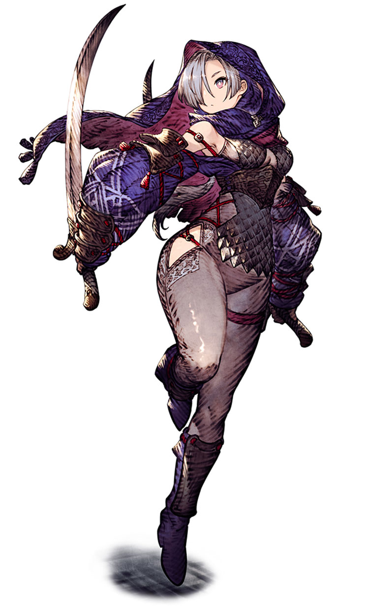 Shadowlynx Character Art from War of the Visions: Final Fantasy Brave Exvius
