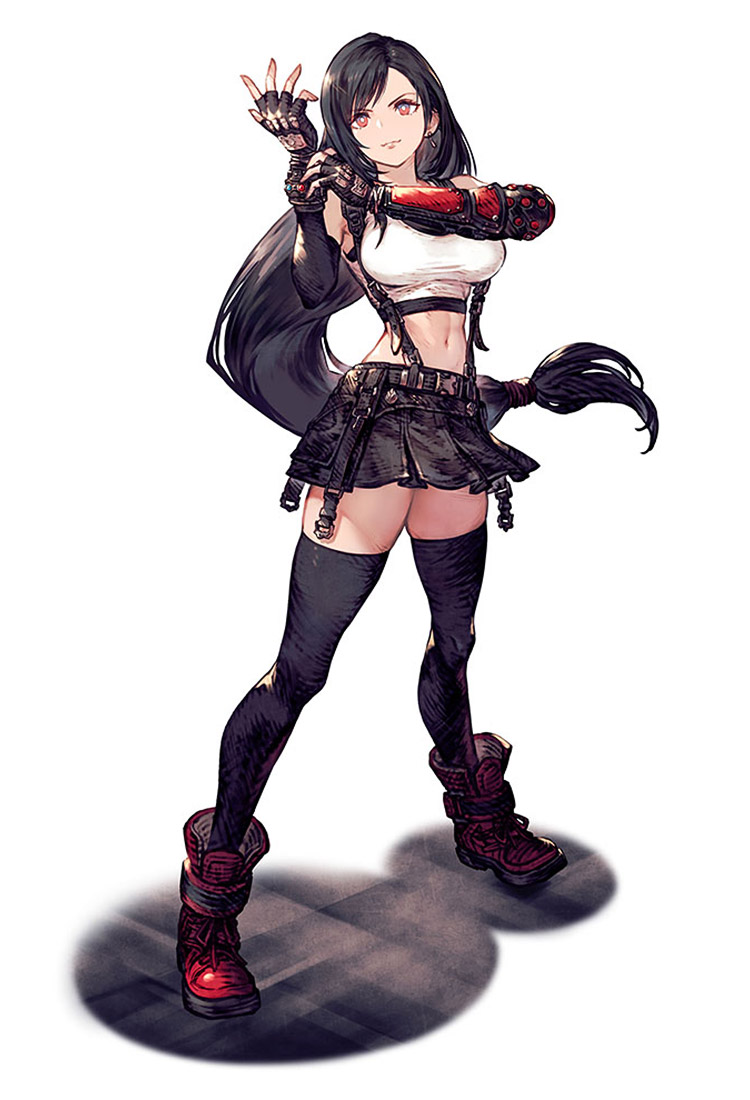 Tifa Lockhart Art from War of the Visions: Final Fantasy Brave Exvius