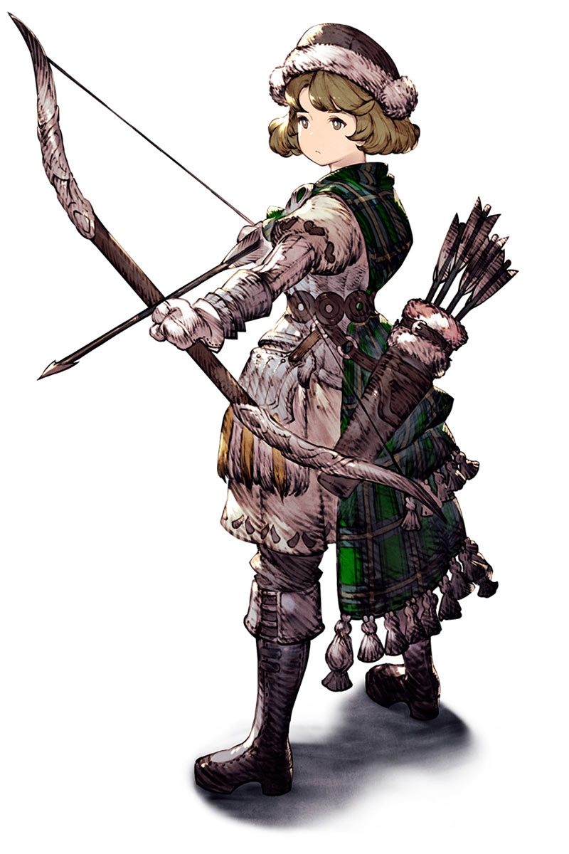 Yuni Character Art from War of the Visions: Final Fantasy Brave Exvius