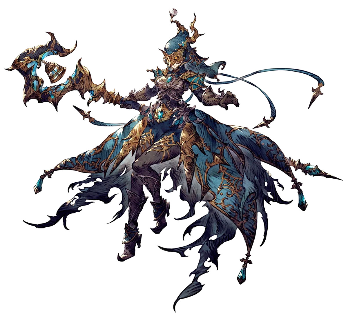 Veritas of the Waters Art from War of the Visions: Final Fantasy Brave Exvius 