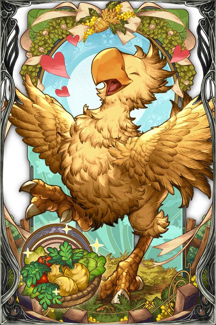 Beloved Sidekick, Chocobo Art from War of the Visions: Final Fantasy Brave Exvius