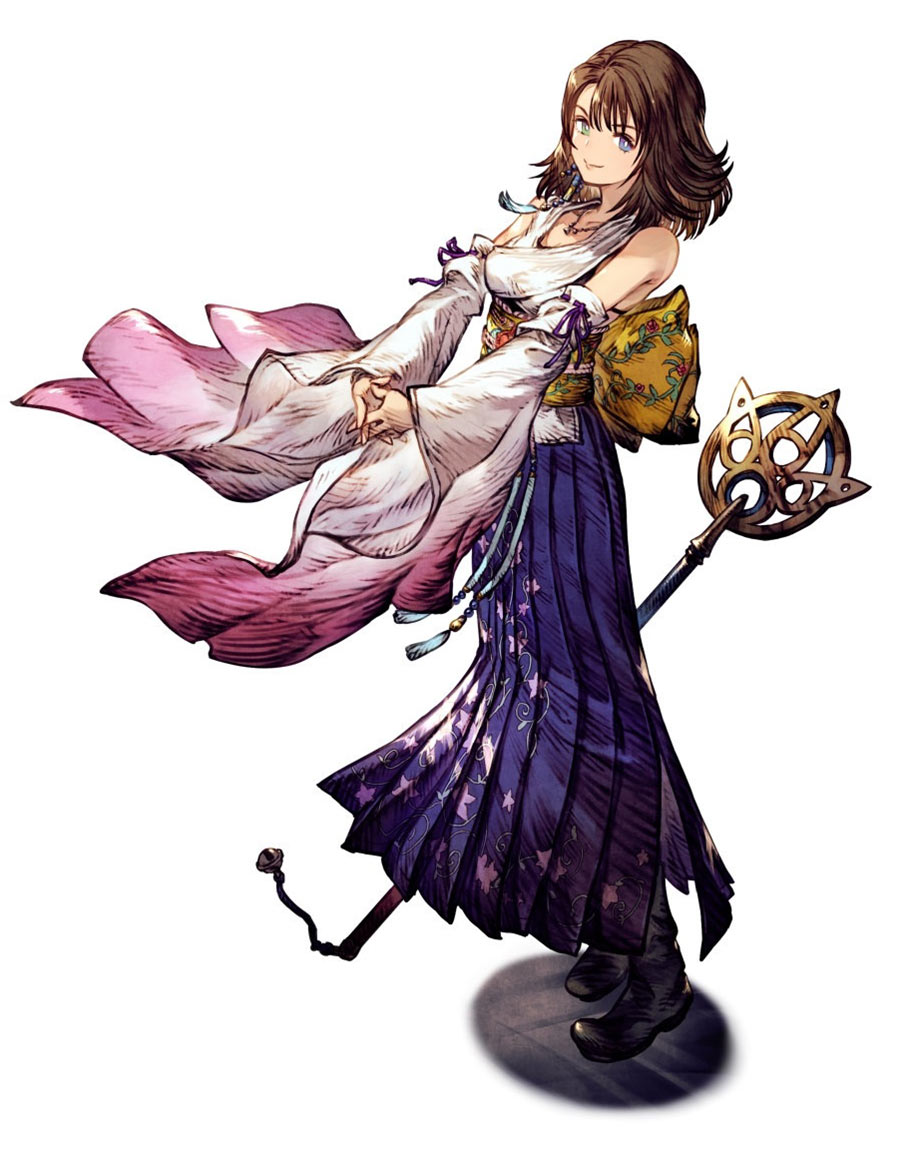 Yuna Character Art from War of the Visions: Final Fantasy Brave Exvius