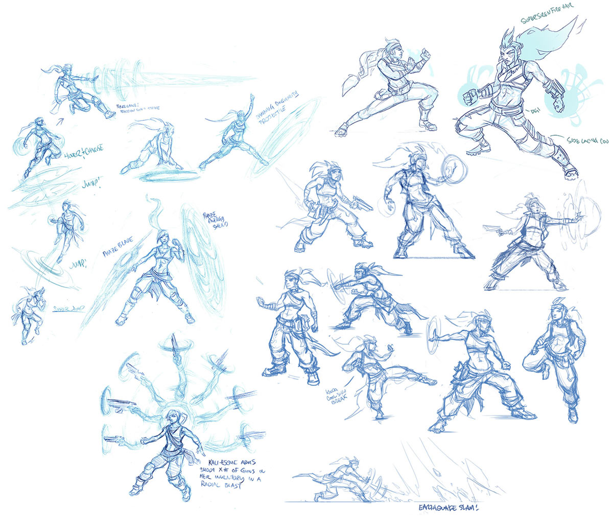 Amara Action Skills Art from Borderlands 3