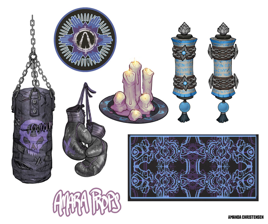 Amara Props Art from Borderlands 3