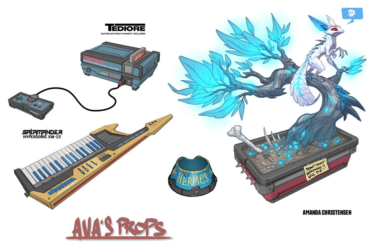 Ava Props Art from Borderlands 3